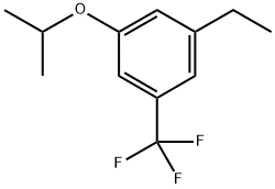 1-ethyl-3-isopropoxy-5-(trifluoromethyl)benzene Structure