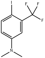 4-Iodo-N,N-dimethyl-3-(trifluoromethyl)aniline Structure