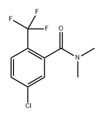 5-Chloro-N,N-dimethyl-2-(trifluoromethyl)benzamide 구조식 이미지