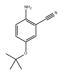 Benzonitrile, 2-amino-5-(1,1-dimethylethoxy)- 구조식 이미지