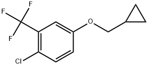 1-Chloro-4-(cyclopropylmethoxy)-2-(trifluoromethyl)benzene Structure