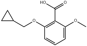 2-(cyclopropylmethoxy)-6-methoxybenzoic acid Structure