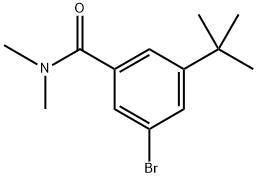 3-bromo-5-(tert-butyl)-N,N-dimethylbenzamide Structure