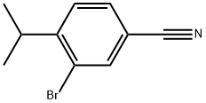 3-Bromo-4-(1-methylethyl)benzonitrile Structure