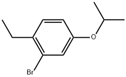 2-Bromo-1-ethyl-4-(1-methylethoxy)benzene Structure