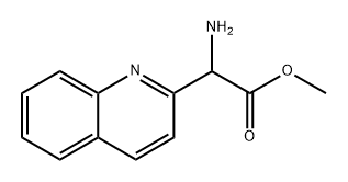 methyl 2-amino-2-(quinolin-2-yl)acetate Structure