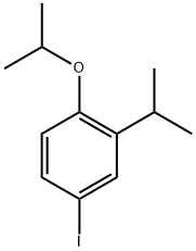 4-iodo-1-isopropoxy-2-isopropylbenzene Structure