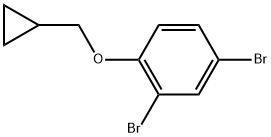 2,4-Dibromo-1-(cyclopropylmethoxy)benzene Structure