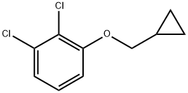 1,2-dichloro-3-(cyclopropylmethoxy)benzene 구조식 이미지