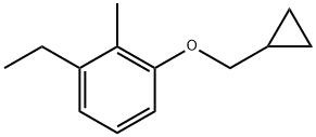 1-(Cyclopropylmethoxy)-3-ethyl-2-methylbenzene Structure