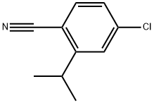 4-Chloro-2-(1-methylethyl)benzonitrile Structure