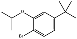 1-Bromo-4-(tert-butyl)-2-isopropoxybenzene Structure