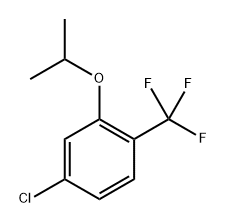 4-Chloro-2-isopropoxy-1-(trifluoromethyl)benzene Structure