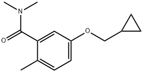 5-(Cyclopropylmethoxy)-N,N,2-trimethylbenzamide Structure