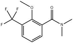 2-methoxy-N,N-dimethyl-3-(trifluoromethyl)benzamide Structure