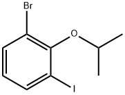 1-Bromo-3-iodo-2-isopropoxybenzene Structure