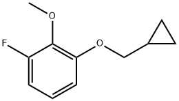 1-(cyclopropylmethoxy)-3-fluoro-2-methoxybenzene Structure