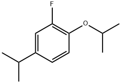 2-Fluoro-1-(1-methylethoxy)-4-(1-methylethyl)benzene Structure