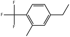 4-Ethyl-2-methyl-1-(trifluoromethyl)benzene Structure