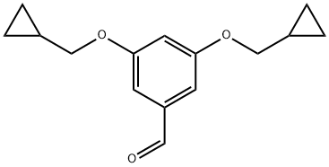 3,5-Bis(cyclopropylmethoxy)benzaldehyde Structure