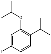 4-iodo-2-isopropoxy-1-isopropylbenzene 구조식 이미지