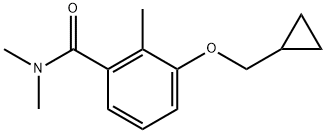 3-(Cyclopropylmethoxy)-N,N,2-trimethylbenzamide Structure