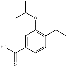 3-isopropoxy-4-isopropylbenzoic acid Structure