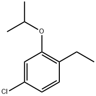 4-chloro-1-ethyl-2-isopropoxybenzene Structure