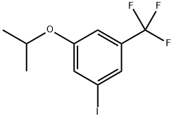 1-Iodo-3-isopropoxy-5-(trifluoromethyl)benzene Structure