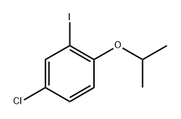 4-Chloro-2-iodo-1-isopropoxybenzene Structure