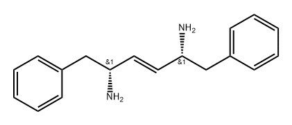 (2R,5R,E)-1,6-diphenylhex-3-ene-2,5-diamine Structure