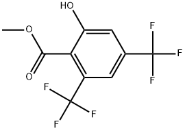 Methyl 2-hydroxy-4,6-bis(trifluoromethyl)benzoate Structure