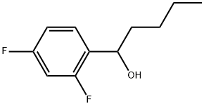 α-Butyl-2,4-difluorobenzenemethanol Structure