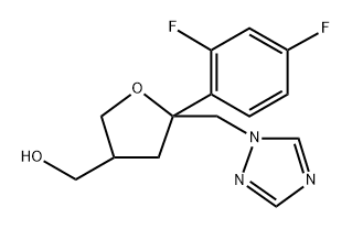 [5-(2,4-dihalophenyl)-5-(1H-1,2,4-triazol-1-ylmethyl)oxolan-3-yl]methanol Structure