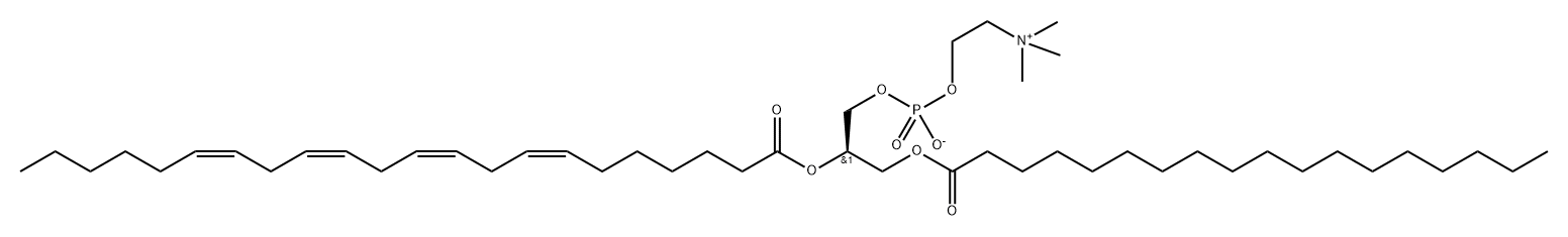1-Stearoyl-2-Adrenoyl-sn-glycero-3-PC 구조식 이미지