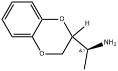 (S)-1-(2,3-dihydrobenzo[b][1,4]dioxin-2-yl)ethan-1-amine 구조식 이미지