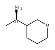 2H-Pyran-3-methanamine, tetrahydro-α-methyl-, (αR)- Structure