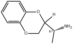 1,4-Benzodioxin-2-methanamine, 2,3-dihydro-α-methyl-, (αR)- Structure