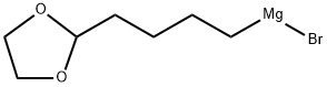 Magnesium, bromo[4-(1,3-dioxolan-2-yl)butyl]- Structure