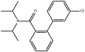 3'-Chloro-N,N-bis(1-methylethyl)[1,1'-biphenyl]-2-carboxamide Structure