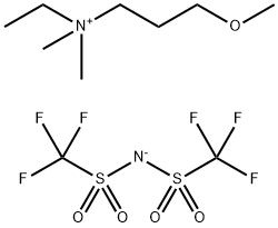 Ethyl(3-methoxypropyl)dimethylammonium Bis(trifluoromethanesulfonyl)imide 구조식 이미지