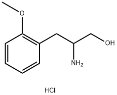 2-AMINO-3-(2-METHOXYPHENYL)PROPAN-1-OL HYDROCHLORIDE Structure