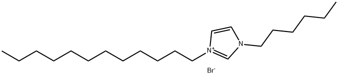 1H-Imidazolium, 3-dodecyl-1-hexyl-, bromide (1:1) 구조식 이미지