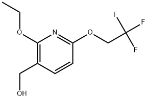 2-Ethoxy-6-(2,2,2-trifluoroethoxy)-3-pyridinemethanol Structure