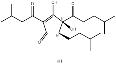 (+)-cis-Tetrahydroisohumulone potassium Structure