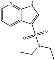 1H-Pyrrolo[2,3-b]pyridine-3-sulfonic acid diethylamide Structure