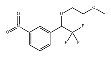 1-nitro-3-(2,2,2-trifluoro-1-(2-methoxyethoxy)ethyl)benzene Structure