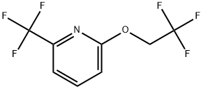 2-(2,2,2-Trifluoroethoxy)-6-(trifluoromethyl)pyridine Structure