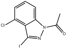 1-(4-Chloro-3-iodo-1H-indazol?1-yl)ethanone Structure