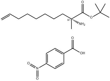 α-Me-D-Gly(Octenyl)-OtBu p-Nitrobenzoate Structure